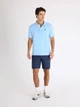 Поло длинное мужское U.S. Polo Assn 11Q0072-9800A(Blue Oxford) L Голубое (786662639580) - изображение 3