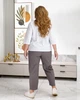 Жіночий костюм з принтом (футболка+брюки) Uaclothes 50-52 Білий (like38517-189511358) - зображення 6