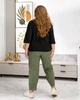 Жіночий костюм з принтом (футболка+брюки) Uaclothes 50-52 Чорний (like38519-189531358) - изображение 8