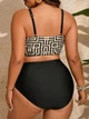 Купальник Plus Size с корректирующими плавками (TU9-7) Размер 4XL - изображение 4