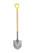 Лопата штыковая MASTERTOOL 205х280х1200 мм молотковая покраска с деревянной ручкой и держаком 14-6268 - изображение 2