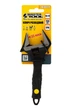 Ключ разводной MASTERTOOL 150 мм 0 – 35 мм тонкие губки CrV рукоятка с TPR накладкой 76-0321 - изображение 5