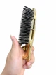 Щітка-масажер для шкіри голови та волосся Scalp Brush Gold, 376 нейлонових щетинок, 5,7x5x3,5 см, золотий (136870678) - зображення 2