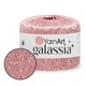 YarnArt Galassia, Рожевий №5829 - пряжа з мікропаєтками, 25 г / 112 м, декоративна блискуча нитка для одягу та аксесуарів - зображення 1