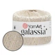 YarnArt Galassia, Крем №5824 - пряжа з мікропаєтками, 25 г / 112 м, декоративна блискуча нитка для одягу та аксесуарів - зображення 1