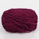 Candy-yarn Micro Velour, Бордо №47, микровелюр 40г/100м, плюшевая пряжа для вязания игрушек, амигуруми, пледов - изображение 3