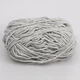 Candy-yarn Micro Velour, Серый №33, микровелюр 40г/100м, плюшевая пряжа для вязания игрушек, амигуруми, пледов - изображение 3