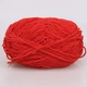 Candy-yarn Micro Velour, Красный №10, микровелюр 40г/100м, плюшевая пряжа для вязания игрушек, амигуруми, пледов - изображение 3