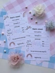 Анкета-игра для вечеринки Baby shower Gender reveal Анкета малыша Boho 1шт - изображение 2