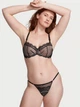 Комплект Wicked Lace Unlined Victoria’s Secret Чорний 34C-M - изображение 1
