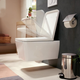 Підвісний унітаз HANSGROHE ELU PURE, білий/глянсовий, настінний - зображення 7
