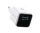 Сетевое зарядное устройство Anker Nano Charger 45W with Smart Display - Aurora White (A121D321) - изображение 1