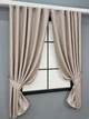 Комплект коротких штор VR-Textil ALORA-TON № 1874ш Бежевий 140х170см 2 шт (35-0432) - зображення 2