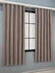 Комплект коротких штор VR-Textil Микровелюр Petek № 1825ш Какао 140х170 см 2 шт (35-0449) - изображение 3