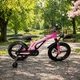 Детский велосипед XBW-888-18 18 дюймов от 5 лет двухколесный стальная рама ручной тормоз LED-фонарик городской до 80 кг розовый - изображение 2