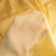 Ткань шифон 50 гр/м2 140 см IDEIA полупрозрачная, нежная, з легким блеском для блуз, платьев, декора, аксессуаров золото м.п. - изображение 2