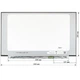 Матриця IPS 15.6" N156HCA-EAB FHD 1920×1080 eDP 30pin LED Slim, матова, роз’єм справа знизу, 350мм narrow border - изображение 2