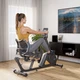 Горизонтальный велотренажер Hop-Sport HS-4500L Arkil черно-золотистый - изображение 10