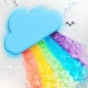 Бомбочки для ванны Vremou - Океан ручной работы органические натуральные шипучие цветные соль для ванны - изображение 6