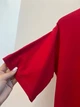 Женское платье-футболка миди Цветочный кот Modna KAZKA MKSH2668/1 - 54/56, Червоний - изображение 5
