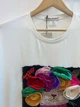 Женское платье-футболка макси Цветочный кот Modna KAZKA MKSH2457/1 - 58/60, Айворі - изображение 6