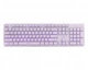 Клавіатура Gembird KB-UML3-01-W-UA, 3-х кольорове підсвічування клавіш, USB, White (KB-UML3-01-W-UA) - изображение 2