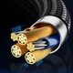 Кабель для заряджання та передачі даних Essager 100 W 7A Display Fast Charging Cable USB - Type-C / 2м / Чорний - зображення 5