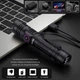 Ультрафиолетовый фонарик AloneFire SV143 с чёрным фильтром / 365нм / 15W / 3 светодиода / С аккумулятором и кабелем TYPE-C - изображение 2