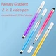 Универсальный Емкостный Стилус 2 в 1 Touch Pen Жёлтый для телефона планшета сенсорного экрана - изображение 3