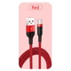 Кабель для заряджання та передачі даних "NNBILI" (RL8) Red / 6A/ USB Type-A to USB Type-C / 8 метрів - зображення 2