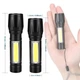 Ультрафіолетовий ліхтарик 3 в 1 (S015UV) 395nm / зум / UV LED ліхтар із вбудованим акумулятором - зображення 3