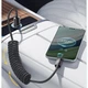Кабель Спіральний Essager(ES-X66) / USB-A – Type-C / PD 100W 7A / 480 Mbps /швидка зарядка / 1,8м Black - зображення 3