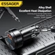 Автомобильное зарядное устройство Essager(FSJ-008) 105W с дисплеем / Black / Car Charger USB-A Type-C - изображение 4