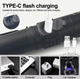 Ультрафиолетовый фонарик "Vastfire" 365нм 5W с чёрным фильтром / Кабелем Type-C / UV LED - изображение 7