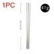 Плоские Многоразовые Корейские Палочки Для Еды, Суши, без узора, Нержавеющая сталь 304L / 1 пара Серебро - изображение 2