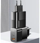 Сетевое Зарядное устройство Essager Pinchen 33W Travel Phone Charger / USB A + TYPE C / EU / Black - изображение 7