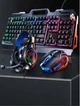 Игровой комплект Hurricane GF-500Kit клавиатура + мышь + гарнитура + коврик - изображение 7