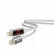 Кабель USB YOKI SM33 Smart Pulse Type-C to Lightning 30W (10V/3A) 1.2m с LED-индикатором для зарядки и передачи данных до 480Mbps White - изображение 3