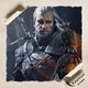 Постер Відьмак Геральт із трофеями, Witcher, Geralt, декор в кімнату геймера, A3 42×30 см (id3758) - зображення 4