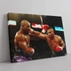 Интерьерная картина Майк Тайсон и Эвандер Холифилд, Mike Tyson, бой, ринг, бокс, 42×60 см (id4734) - изображение 2
