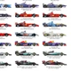 Інтер'єрна картина Формула 1, світові чемпіони 1950-2021 років, Formula 1, F1, гонки, спорт, 42×28 см (id3057) - зображення 3