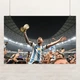 Постер Лионель Месси держит Кубок Мира, Lionel Messi, футбол, спорт, A3 28×42 см (id6223) - изображение 1