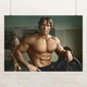 Постер Молодий Арнольд Шварценеггер, Містер Олімпія, Arnold Schwarzenegger, бодибілдер, A0 75×106 см (id5422) - зображення 1