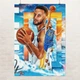 Постер Стефен Каррі, баскетболіст НБА, Stephen Curry, NBA, A3 42×30 см (id6195) - зображення 1