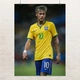 Постер Неймар да Силва, Neymar da Silva, футболист, A2 60×43 см (id5918) - изображение 1