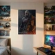 Постер Відьмак Геральт із трофеями, Witcher, Geralt, декор в кімнату геймера, A3 42×30 см (id3758) - зображення 2