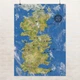 Постер Гра Престолів, Game of Thrones, GoT, Westeros, Вестерос, середньовічна декоративна карта, A0 106×76 см (id0117) - зображення 1