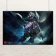 Постер Дота 2, Луна, Лунная наездница, Moon Rider, Luna, Dota 2, плакат для геймера, A3 28×42 см (id2408) - изображение 1