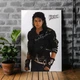 Інтер'єрна картина Майкл Джексон, Michael Jackson, декор в кімнату меломана, 60×40 см (id6039) - зображення 1