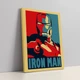 Интерьерная картина Железный Человек, Iron Man, супергеройский постер, Мстители, 60×43 см (id0048) - изображение 2